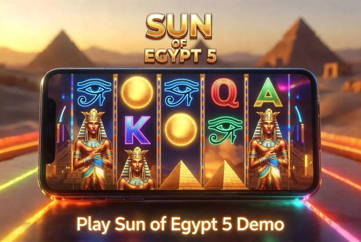 Запуск demo-режима Sun of Egypt 5